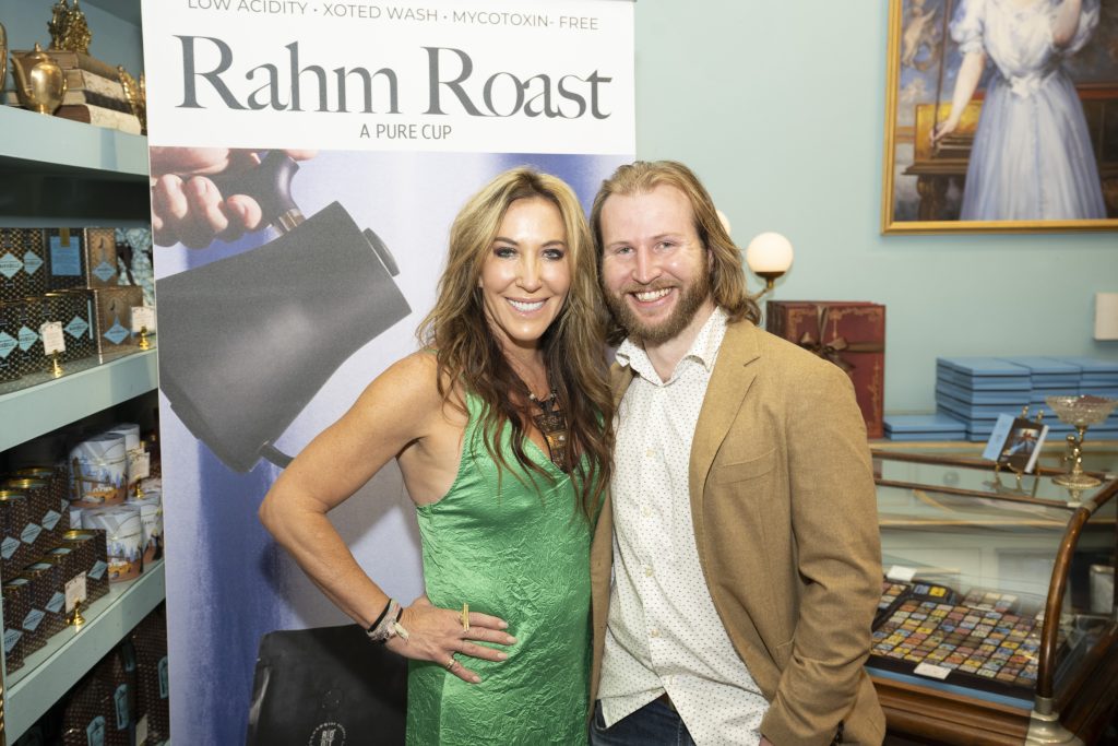 Dr. Christina Rahm and Mr. Rahm attend Elysian & DRC Ventures Invite You To Coffee &