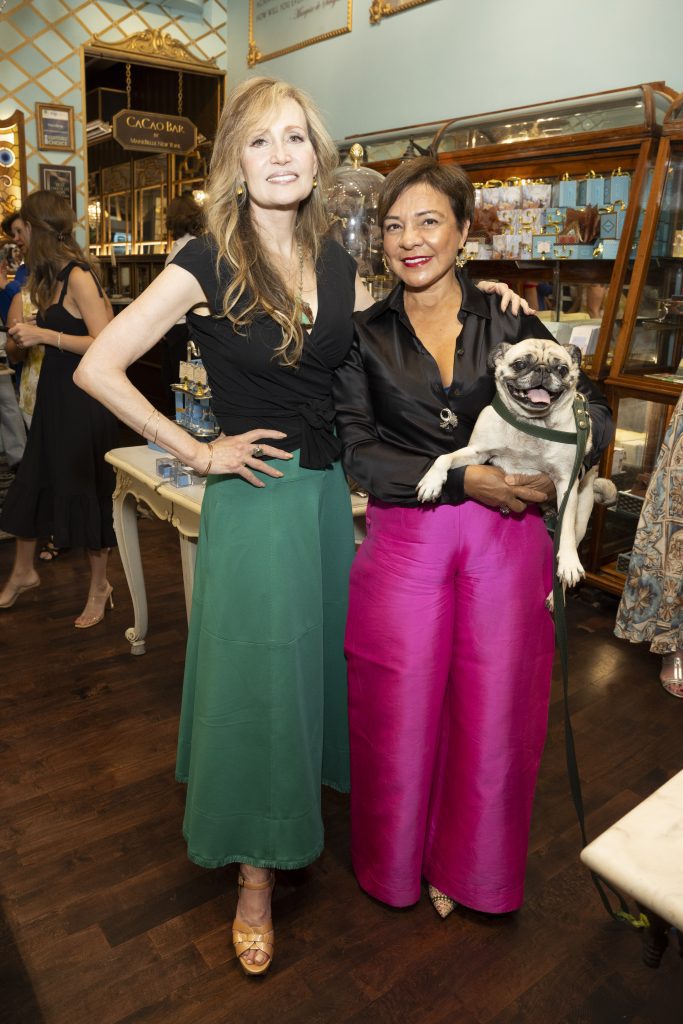 Karen Floyd and Maribel Lieberman attend Elysian DRC Ventures Invite You To Coffee